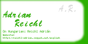 adrian reichl business card