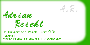 adrian reichl business card